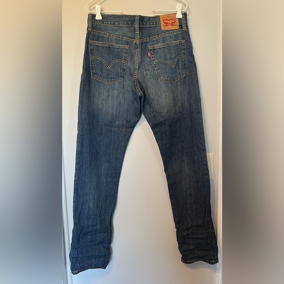 Levi’s Dark Wash 501 Denim - Picture 2 of 2